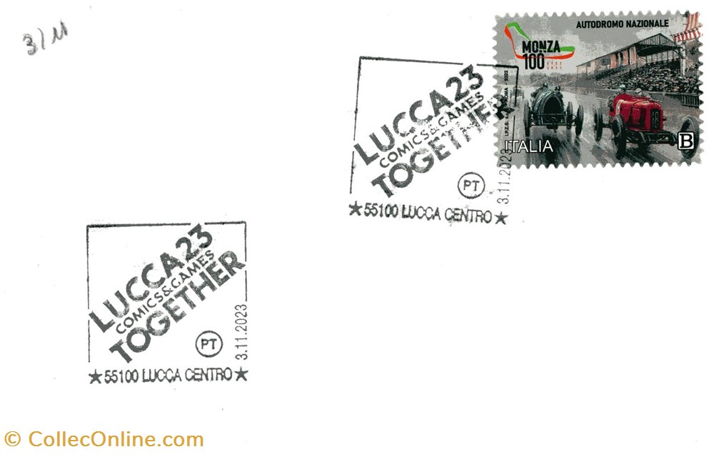 Lucca (Italie) 2023 Lucca comics & games 3 timbres lucca italie 2023 lucca comics games