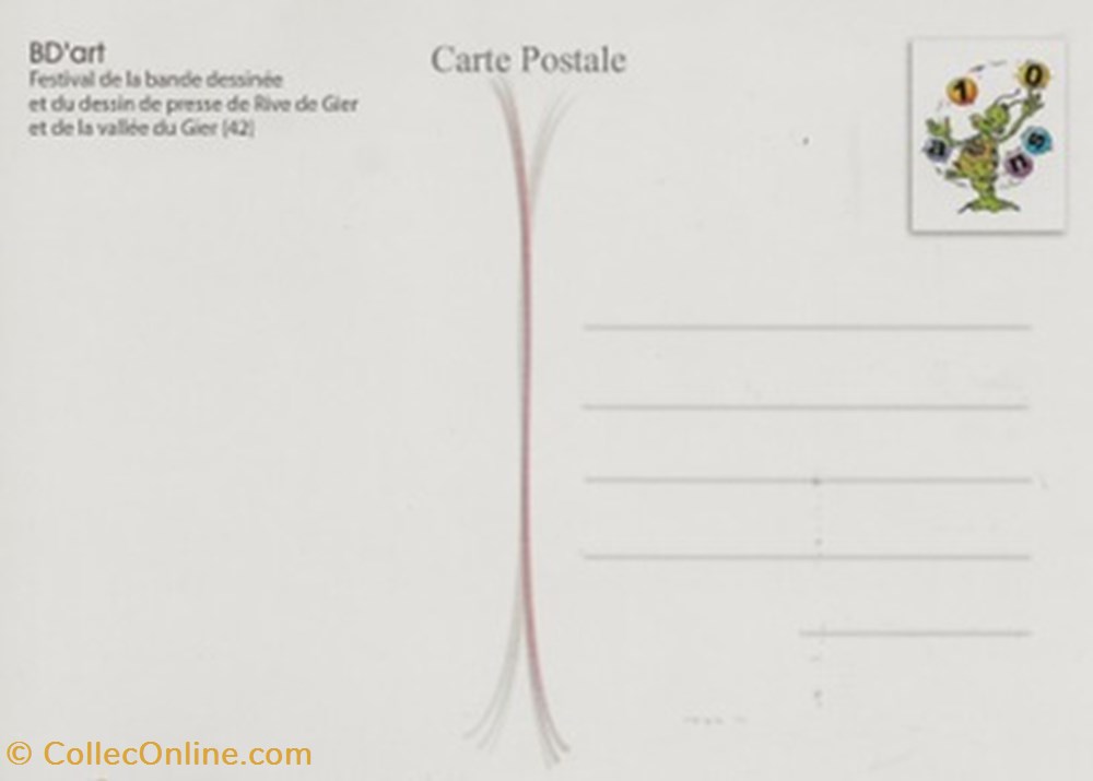 Rive de Gier (42) 2008 cartes postales bande dessinee rive de gier 42 2008