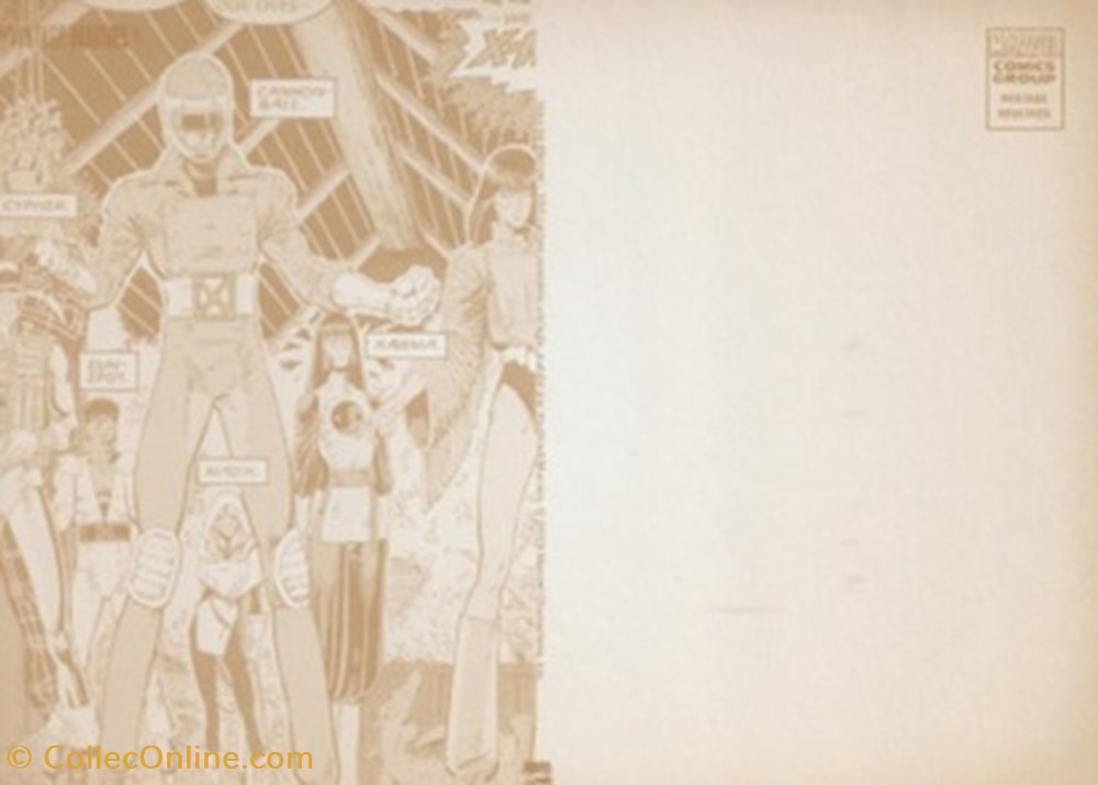 Marvel 2 cartes postales bande dessinee marvel