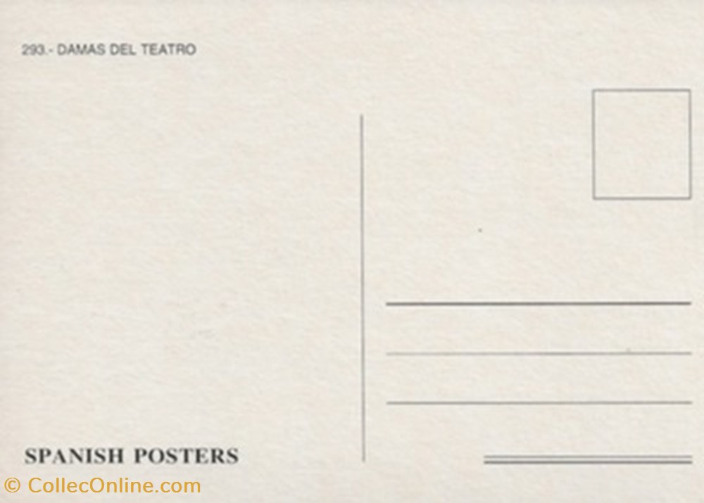 Damas del teatro cartes postales autres damas del teatro