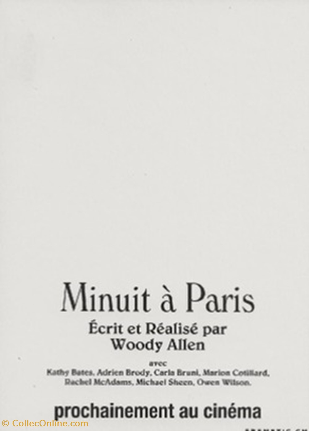 Minuit à Paris cartes postales autres minuit a paris