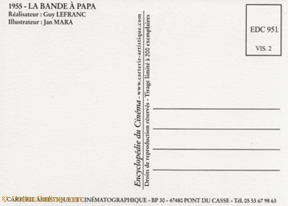 cartes postales autres la bande a papa