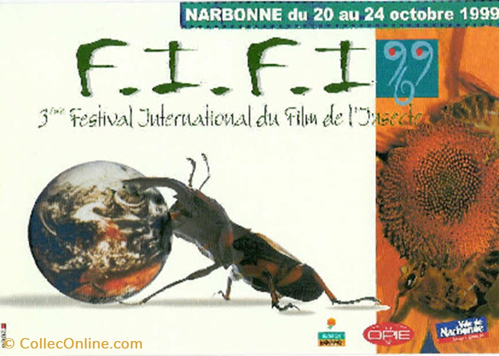 cartes postales autres narbonne festival international du film de insecte 1999