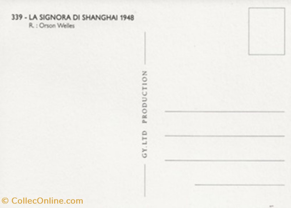 cartes postales autres la signora su shanghai