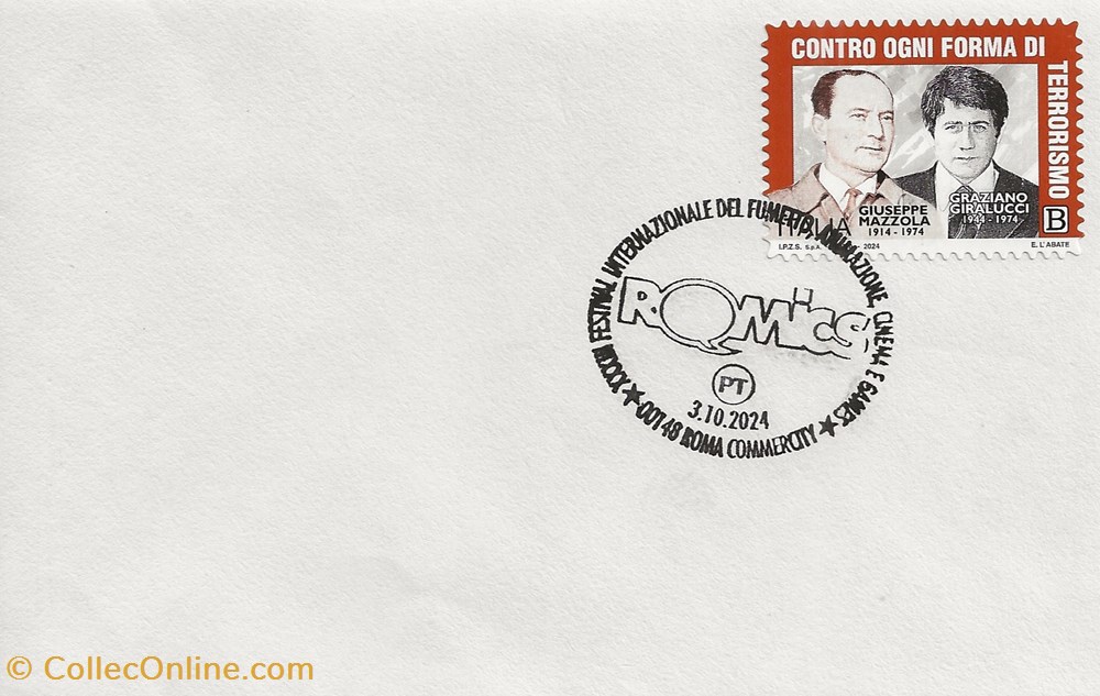 Roma (Italie) 2024 XXXIII Edizione romics 4 timbres roma italie 2024 xxxiii edizione romics