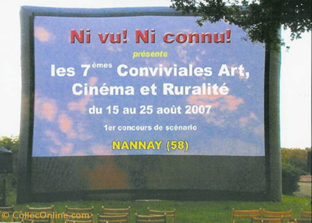 cartes postales autres nannay convivales arts cinema et ruralite 2007