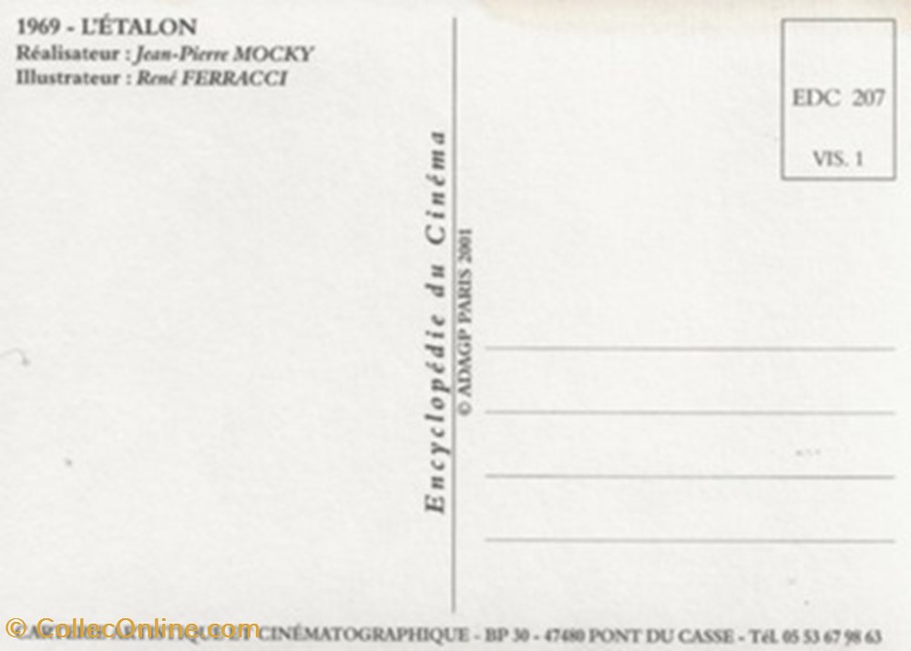 L'étalon cartes postales autres l etalon
