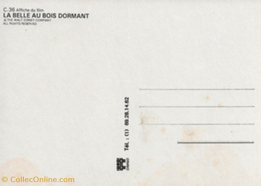 La belle au bois dormant cartes postales autres la belle au bois dormant
