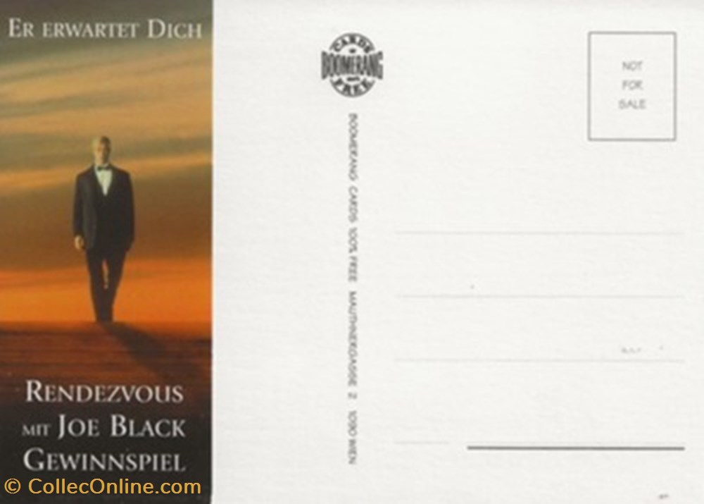 Rendez vous mit Joe Black cartes postales autres rendez vous mit joe black