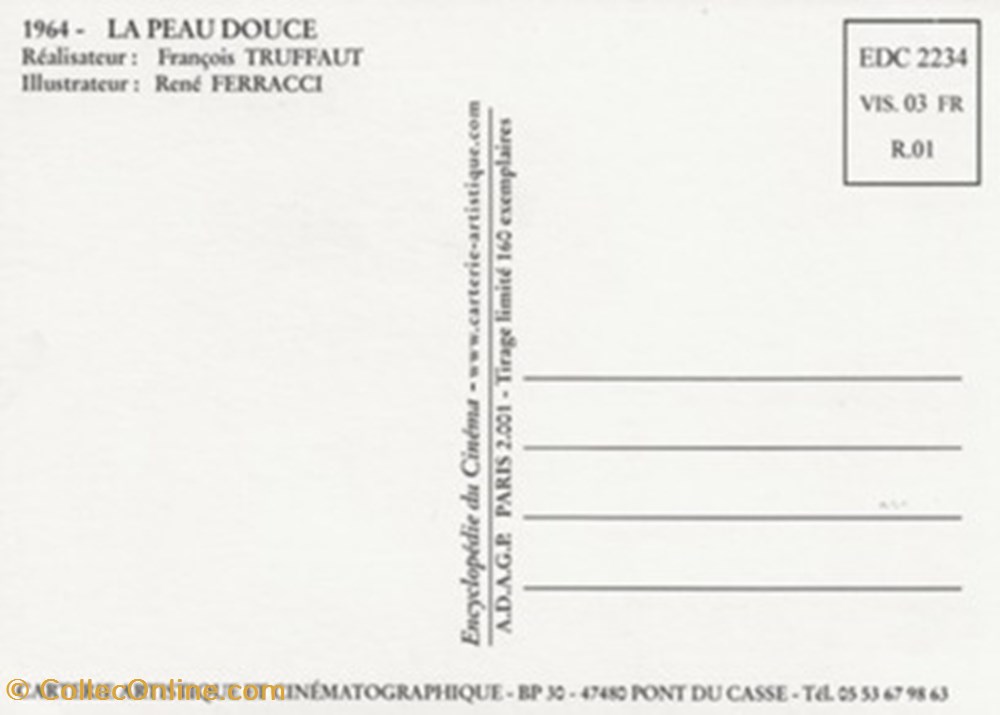 La peau douce cartes postales autres la peau douce