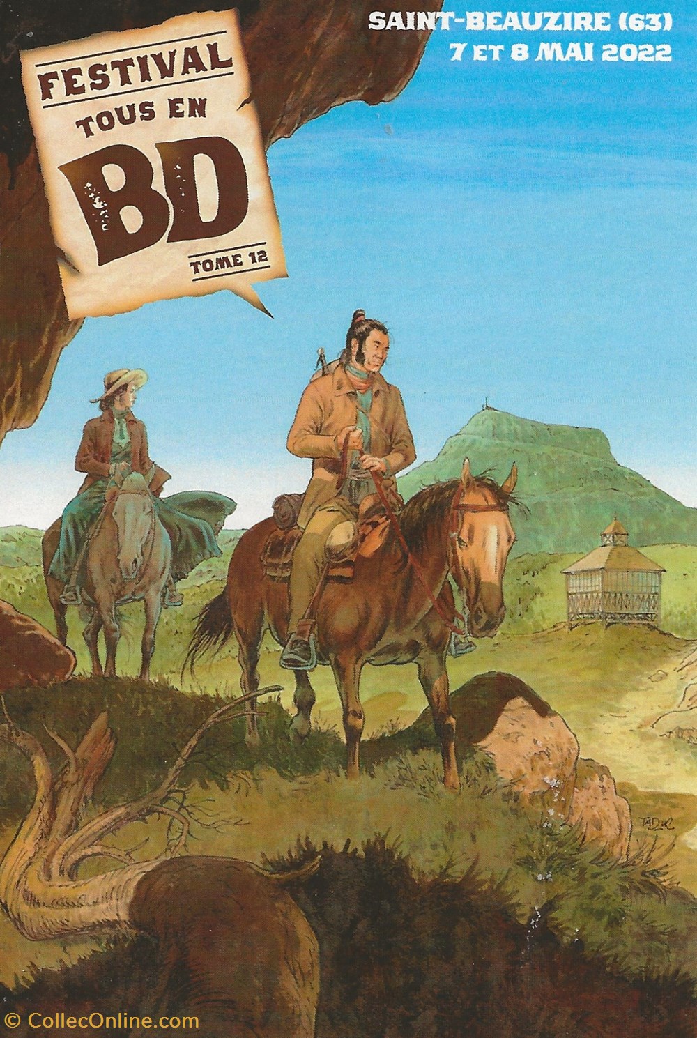 cartes postales bande dessinee saint beauzire 63 2022