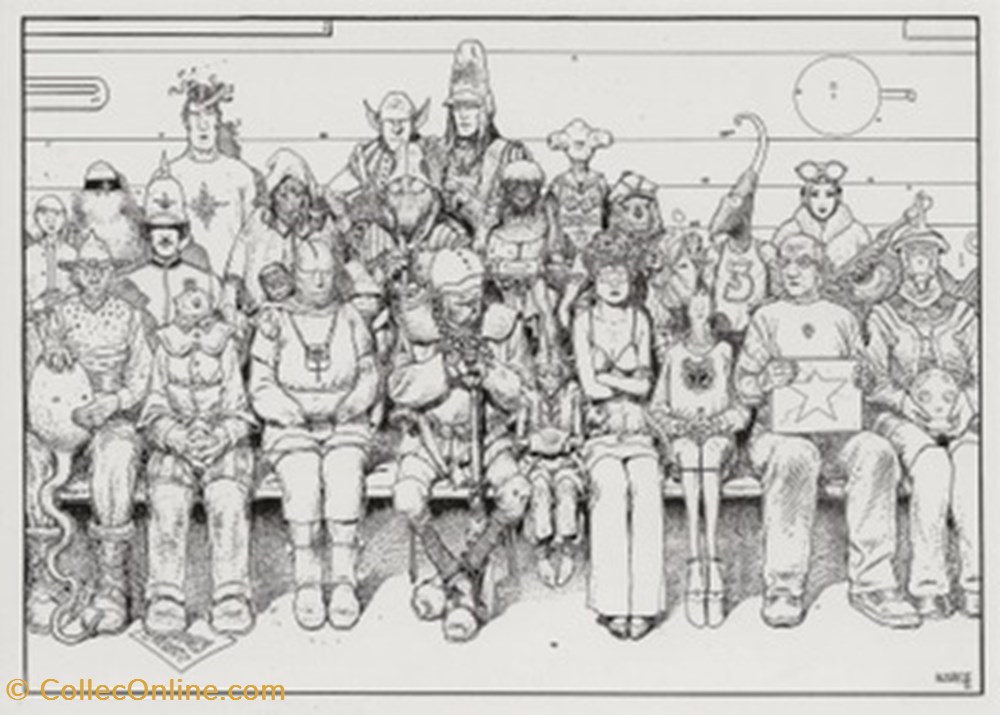 cartes postales bande dessinee arzak intemporel