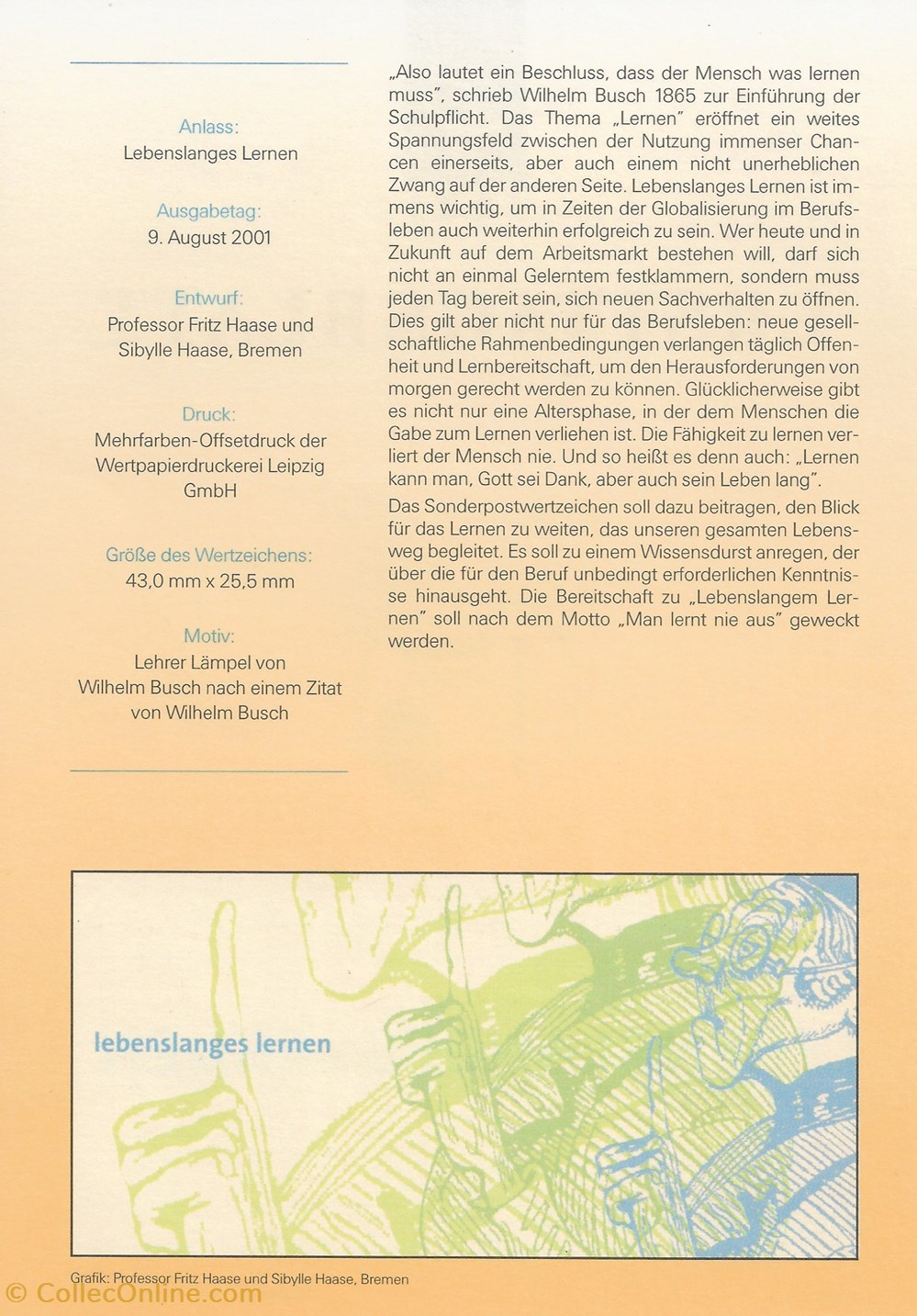 ZZZ - Allemagne 2001 Document philatélique timbres zzz allemagne 2001 document philatelique