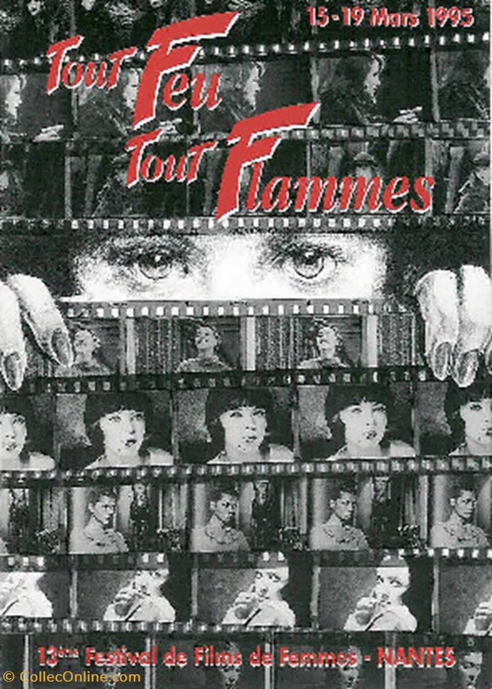 cartes postales autres nantes festival cine femmes tout feu tout flammes 1995