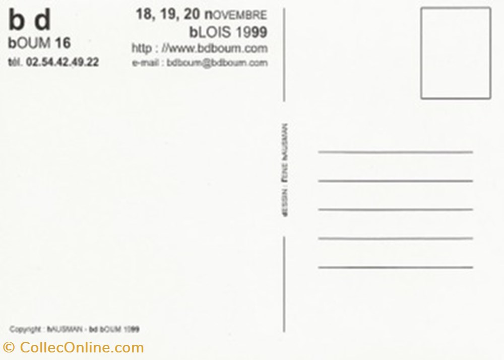 Blois (41) 1999 cartes postales bande dessinee blois 41 1999