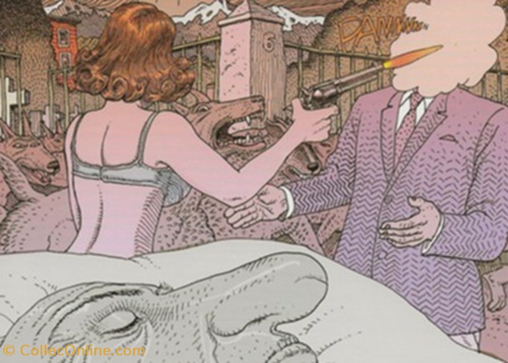 Moebius cartes postales bande dessinee moebius