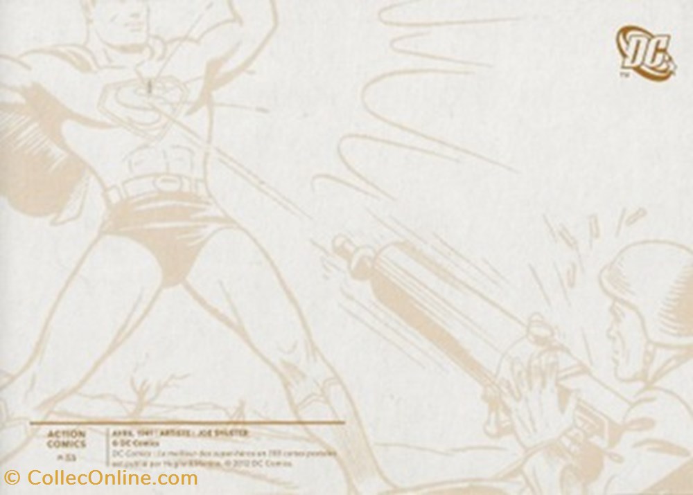 Action comics cartes postales bande dessinee action comics