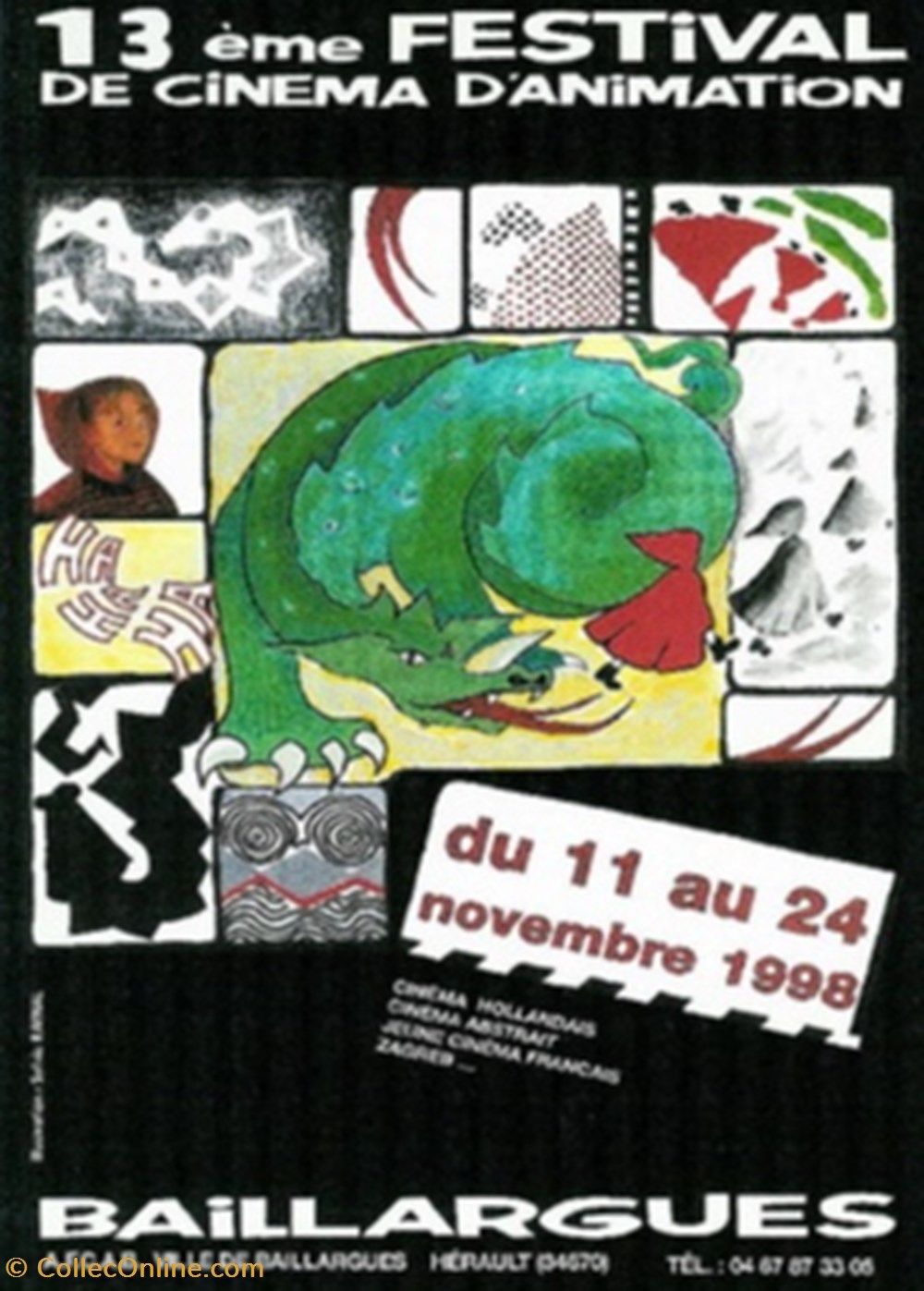 cartes postales autres baillargues festival de cinema animation 1998