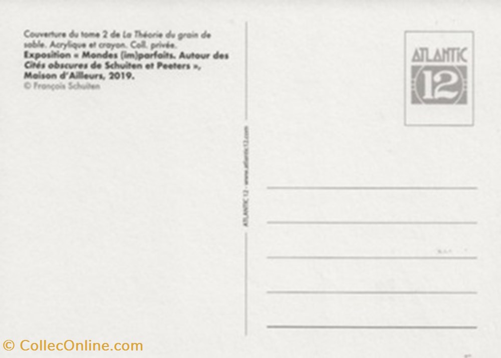 François Schuiten cartes postales bande dessinee francois schuiten