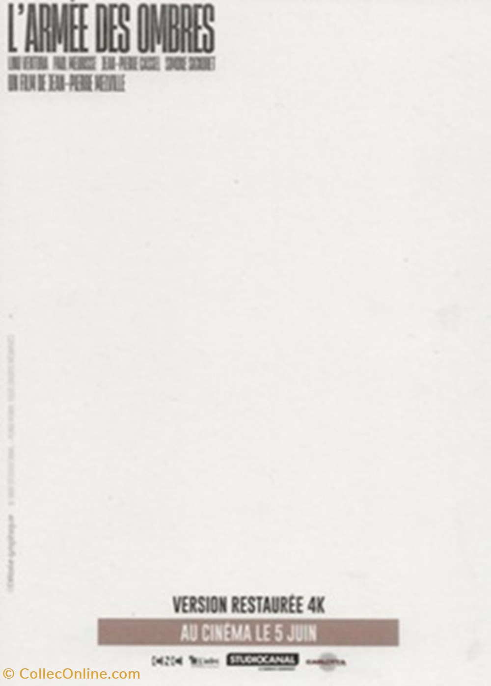 L'armée des ombres 2 cartes postales autres l armee des ombres