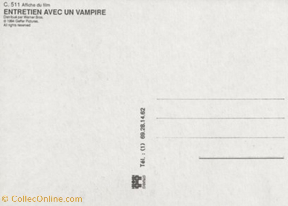 Entretien avec un vampire cartes postales autres entretien avec un vampire