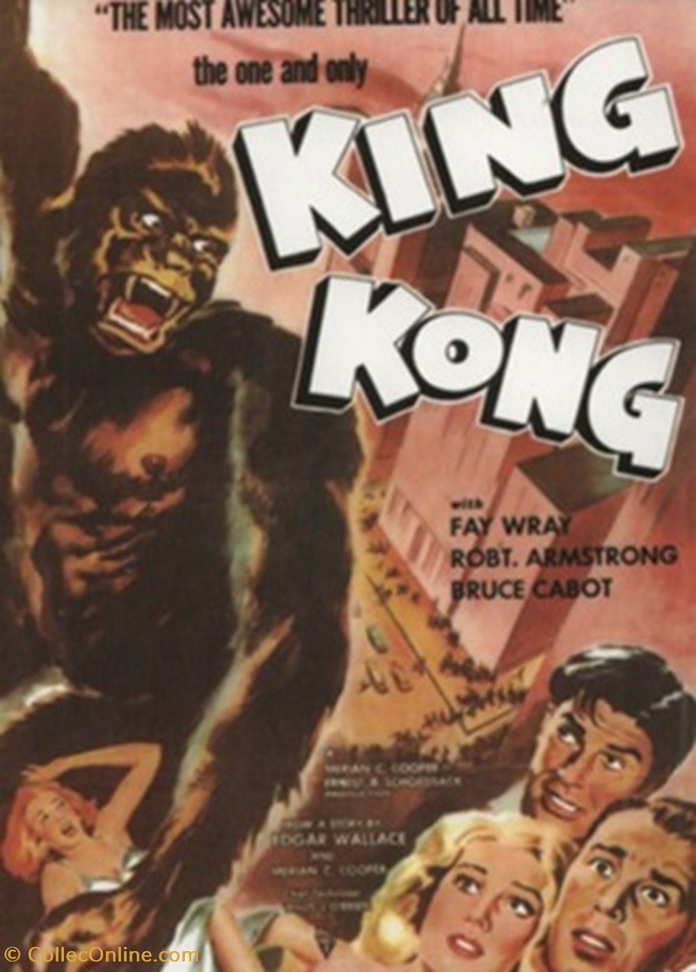 King Kong (1933) cartes postales autres king kong 1933