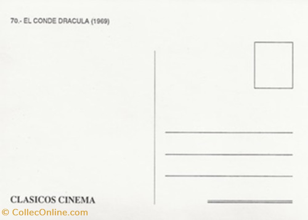 El conde Dracula cartes postales autres el conde dracula