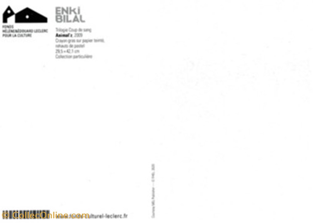 Enki Bilal cartes postales bande dessinee enki bilal