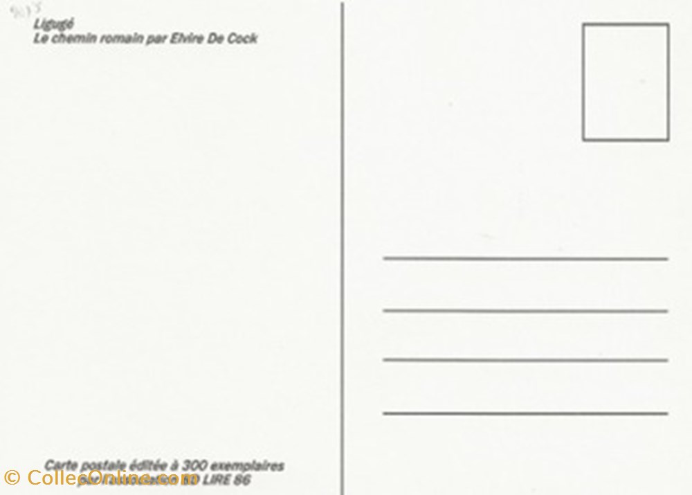 cartes postales bande dessinee liguge 86 2015