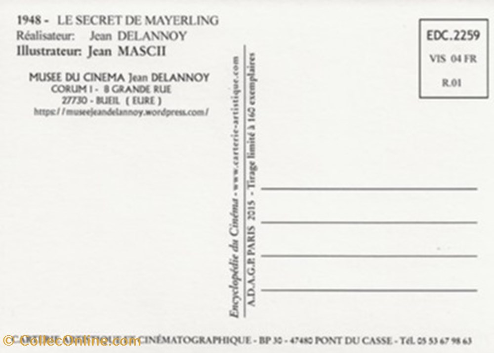 cartes postales autres le secret de mayerling
