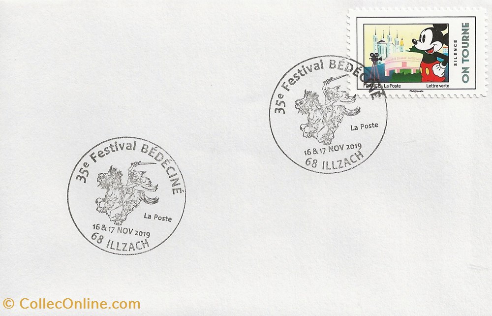 Illzach (68) 2019 35ème Festival Bédéciné timbres illzach 68 2019 35eme festival bedecine