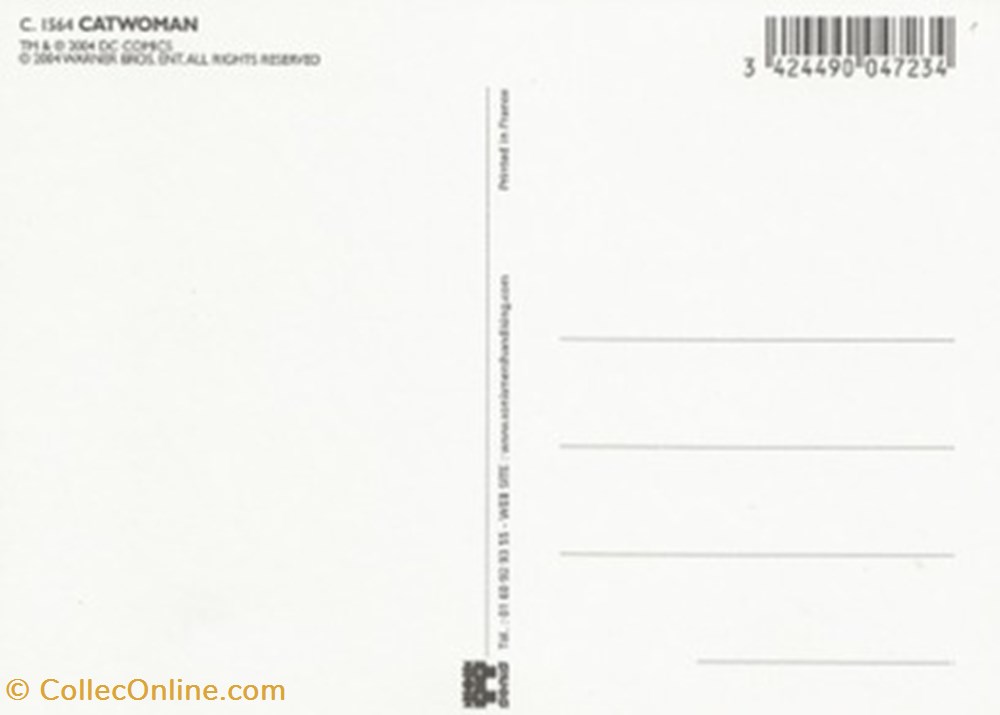 cartes postales autres catwoman