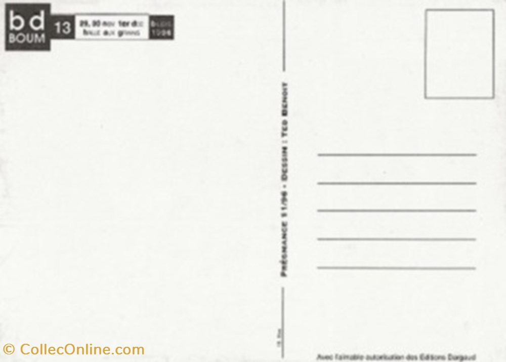 Blois (41) 1996 cartes postales bande dessinee blois 41 1996