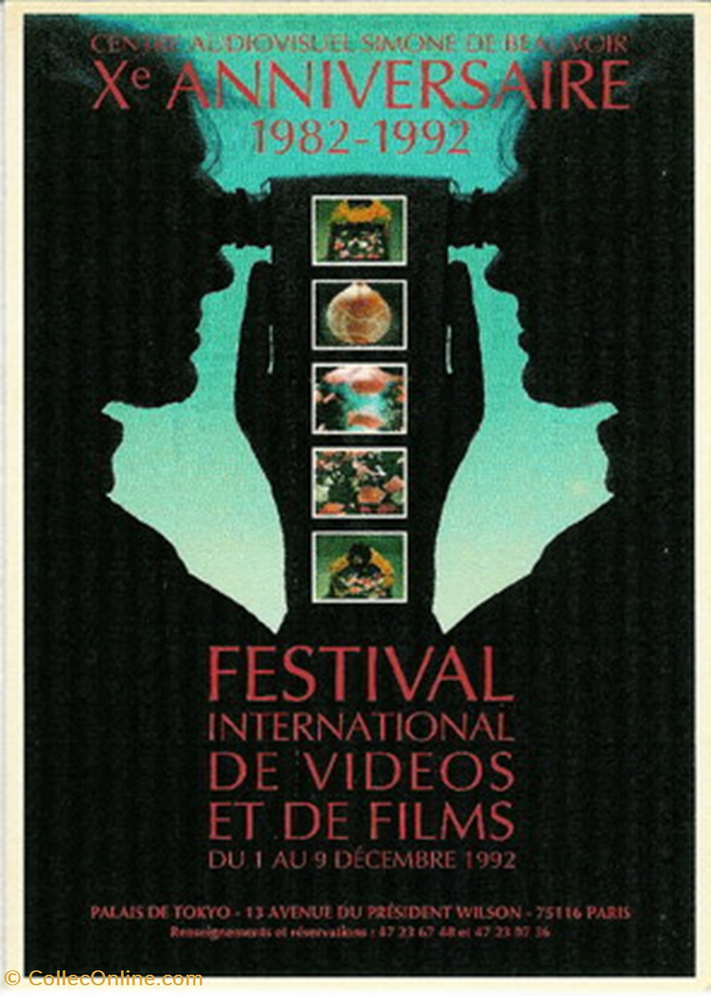 cartes postales autres paris festival de video et de films 1992