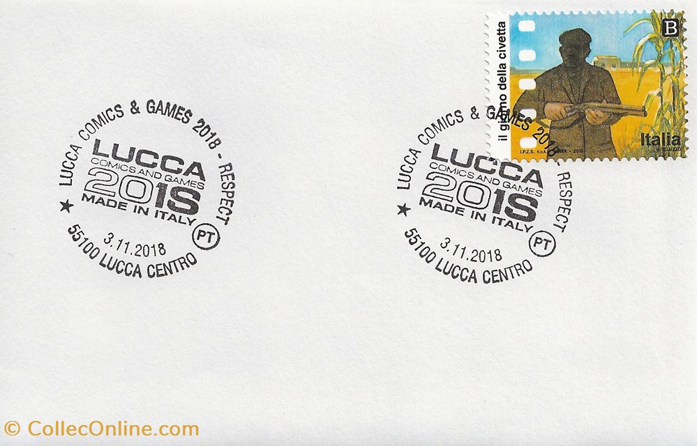 Lucca (Italie) 2018 Lucca comics & games timbres lucca italie 2018 lucca comics games