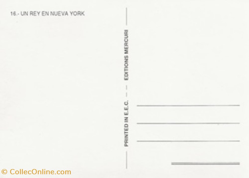cartes postales autres un rey en nueva york