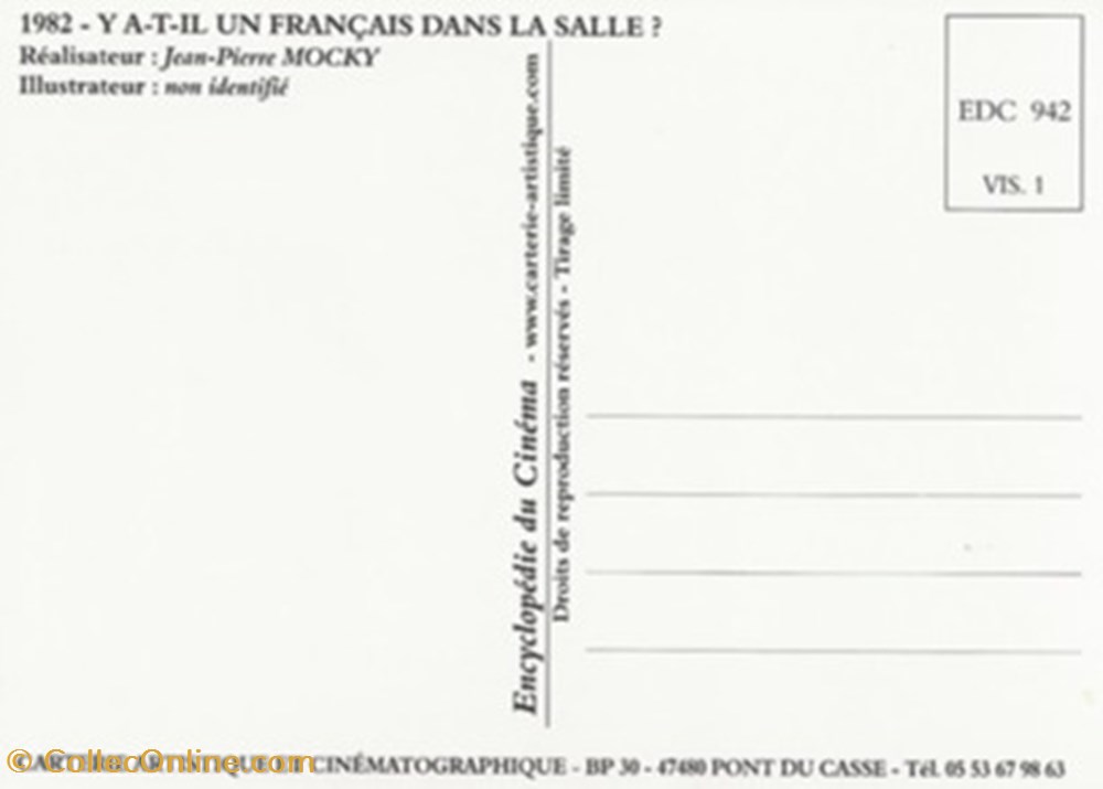 Y a-t-il un français dans la salle? cartes postales autres y a t il un francais dans la salle