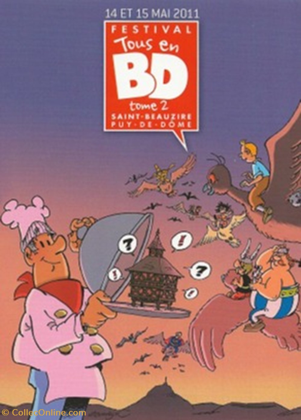 Saint-Beauzire (63) 2011 cartes postales bande dessinee saint beauzire 63 2011