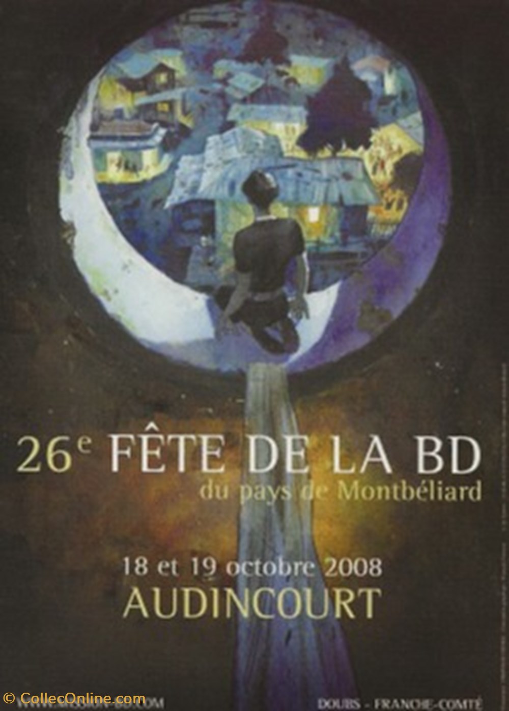 cartes postales bande dessinee audincourt 25 2008