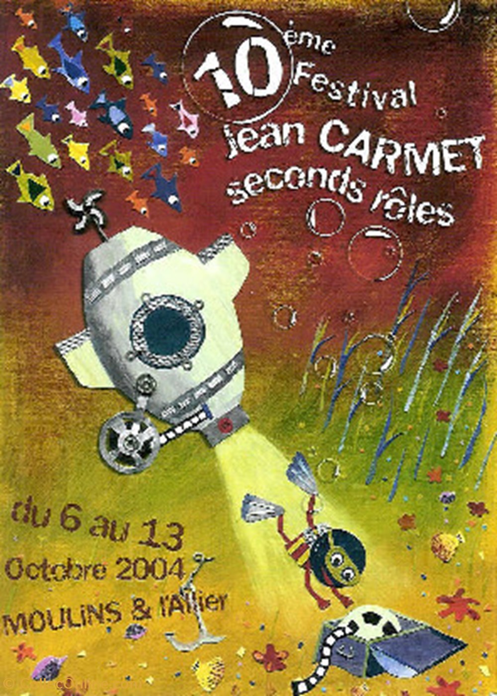 cartes postales autres moulins festival jean carmet seconds roles 2004