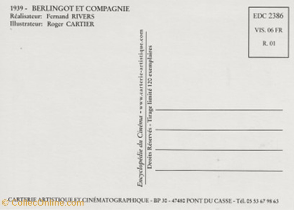 Berlingot et Cie cartes postales autres berlingot et cie