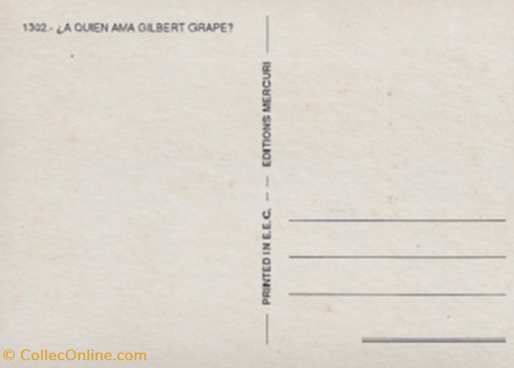 A quien ama Gilbert Grape? cartes postales autres a quien ama gilbert grape