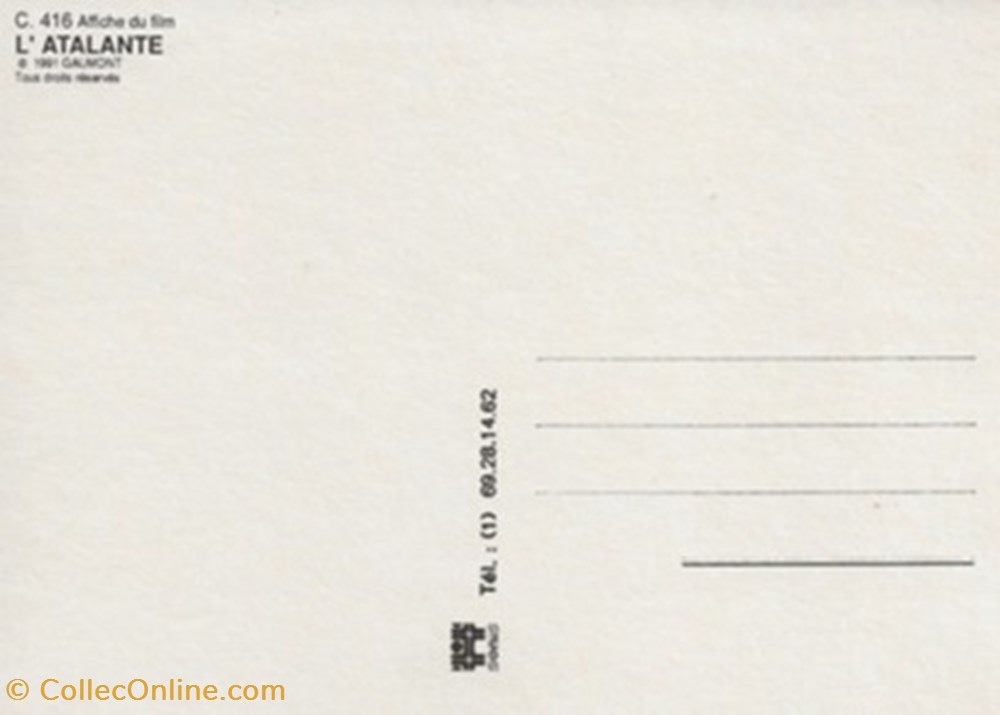 L'atalante cartes postales autres l atalante