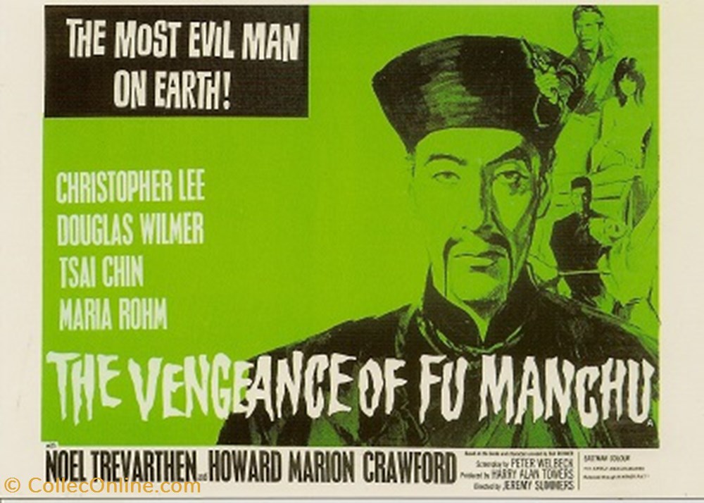 cartes postales autres the vengeance of fu manchu