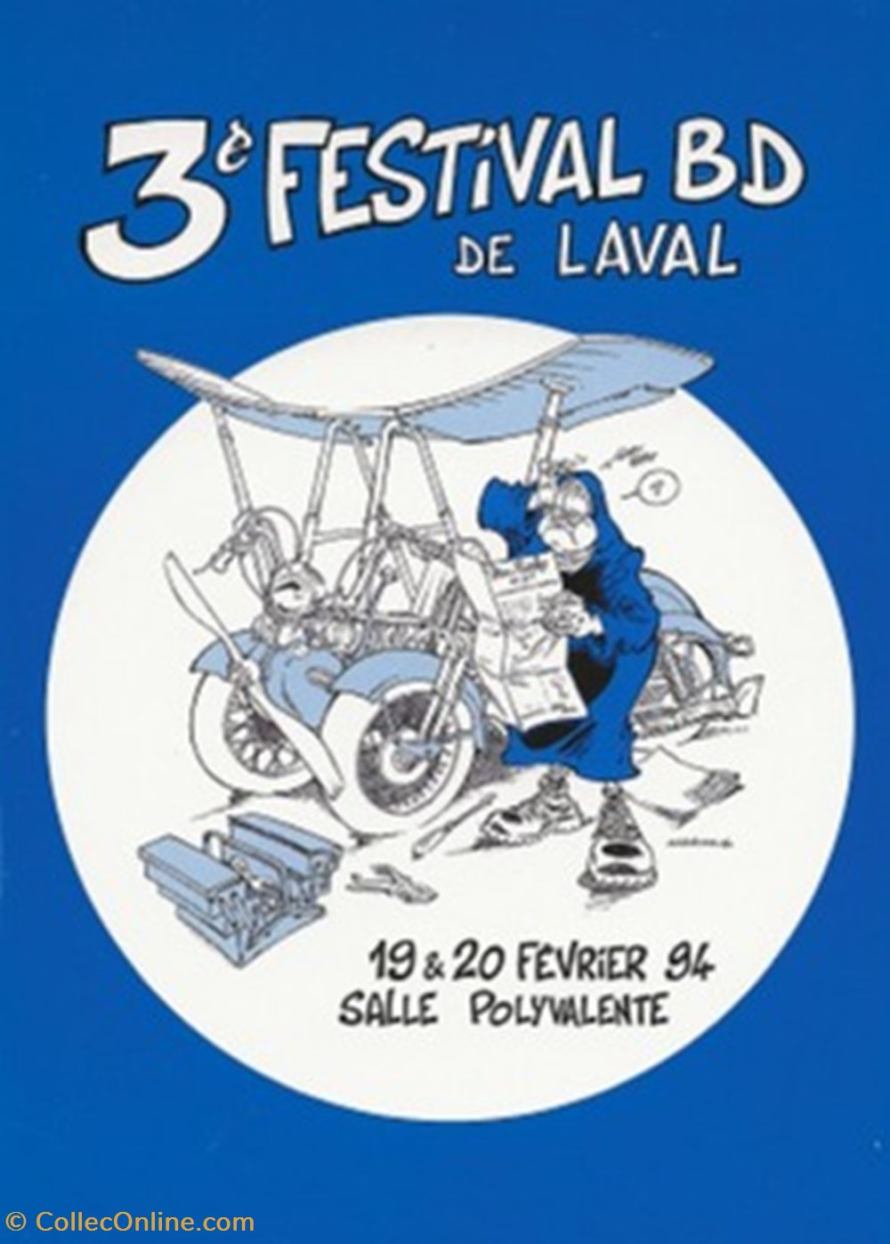 Laval (55) 1994 cartes postales bande dessinee laval 55 1994