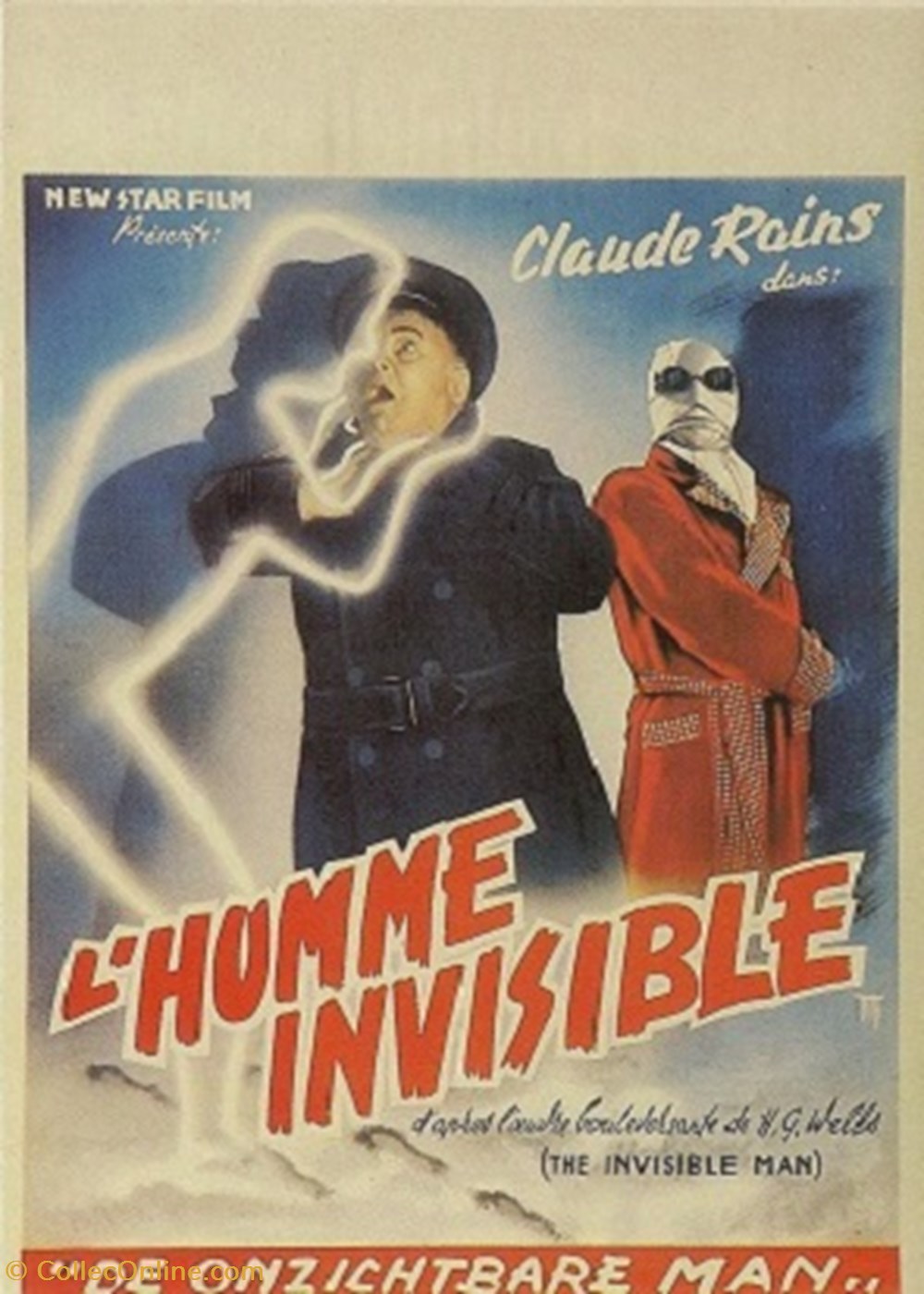 L'homme invisible cartes postales autres l homme invisible