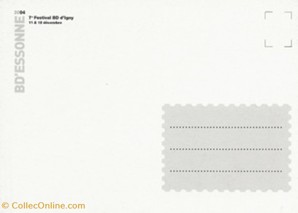 Igny (91) 2004 cartes postales bande dessinee igny 91 2004