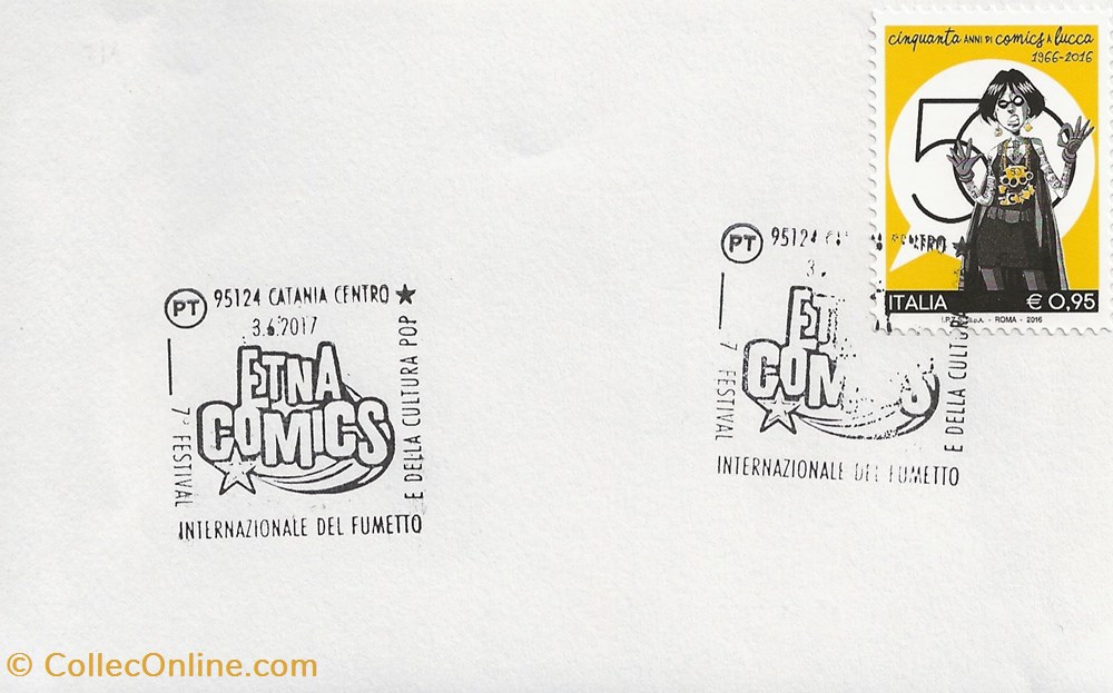 timbres catania italie 2017 7 festival internazionale del fumetto e della cultura pop