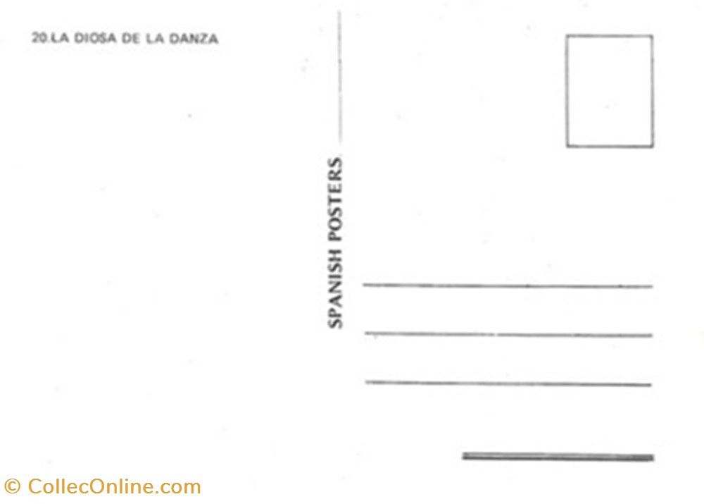 La diosa de la danza cartes postales autres la diosa de la danza