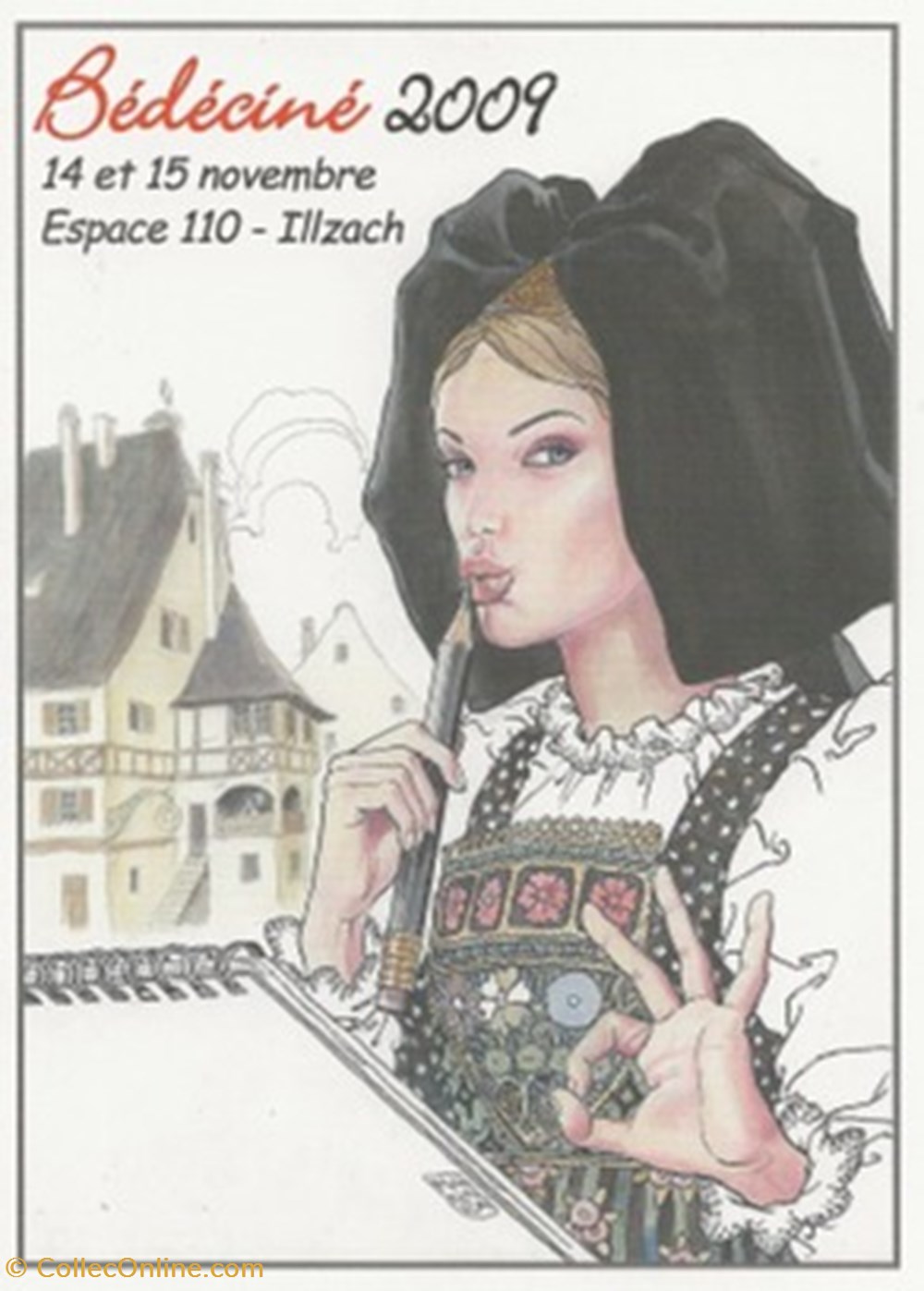 Illzach (68) 2009 cartes postales bande dessinee illzach 68 2009